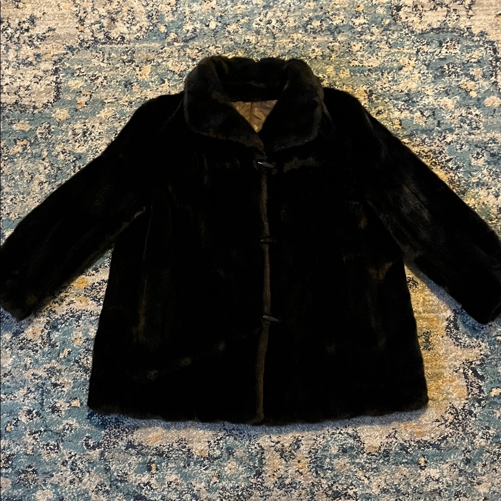 VTG Dubrowsky and Perlbinder Faux Fur Jacket